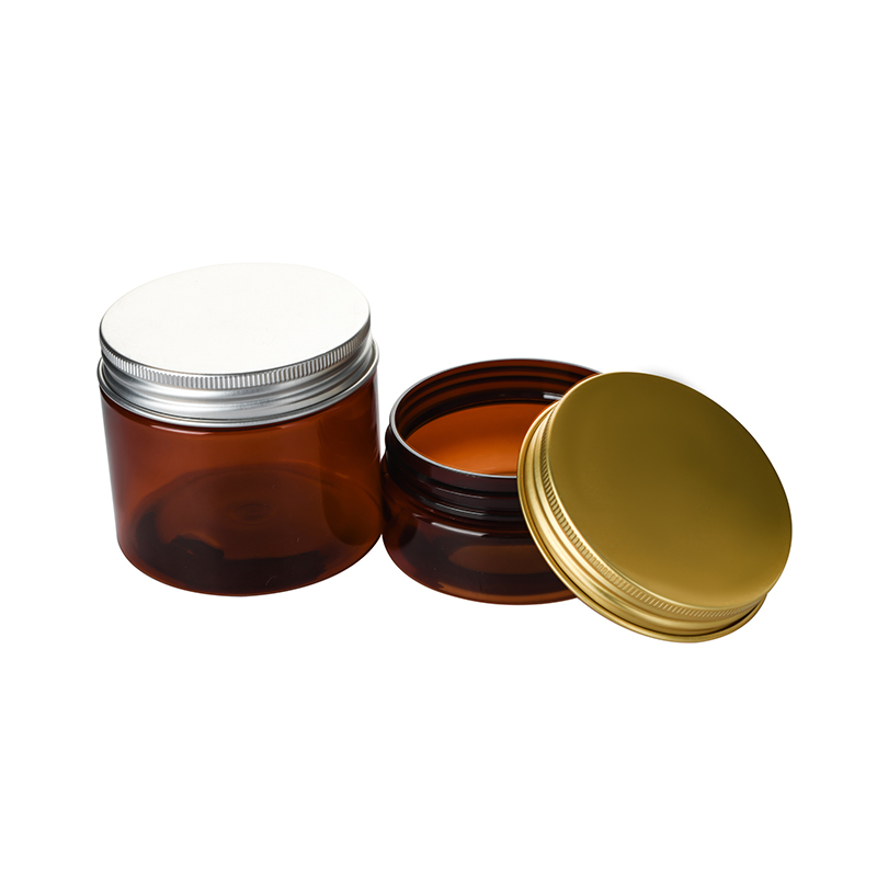 30g 50g 100g 120g 150g 200g 500g HOT Plastic Amber Pet Honey Jar Plastic Cans food wide mouth jar with screw lid