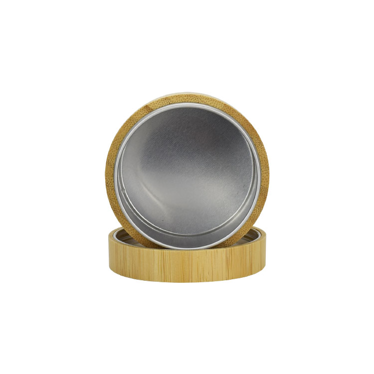 30g 50g 100g 120g 150g 200g eco friendly skincare packaging cosmetic bamboo and aluminum cream jar