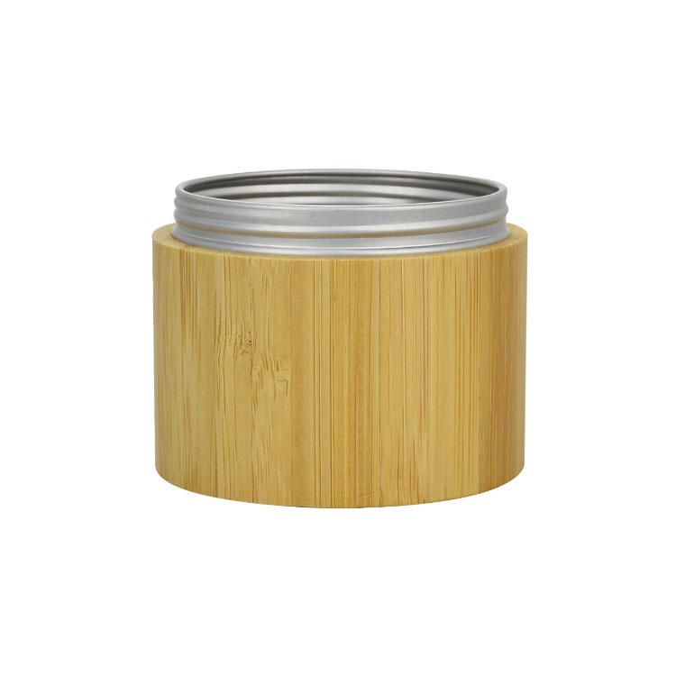30g 50g 100g 120g 150g 200g eco friendly skincare packaging cosmetic bamboo and aluminum cream jar