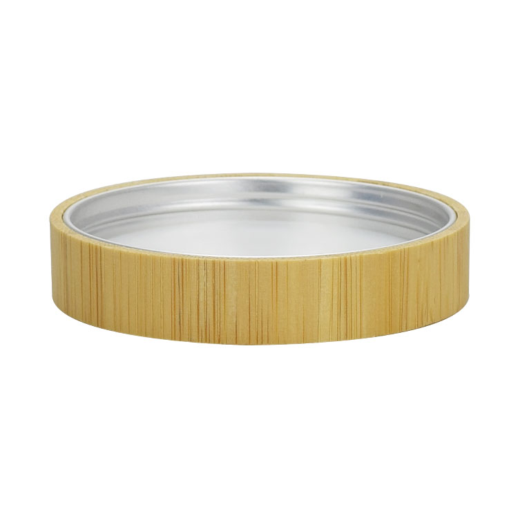 30g 50g 100g 120g 150g 200g eco friendly skincare packaging cosmetic bamboo and aluminum cream jar