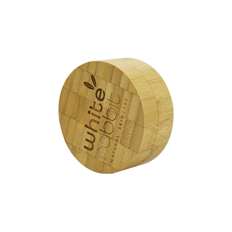 30g 50g 100g 120g 150g natural bamboo design jars skin care package round bamboo cosmetic jar