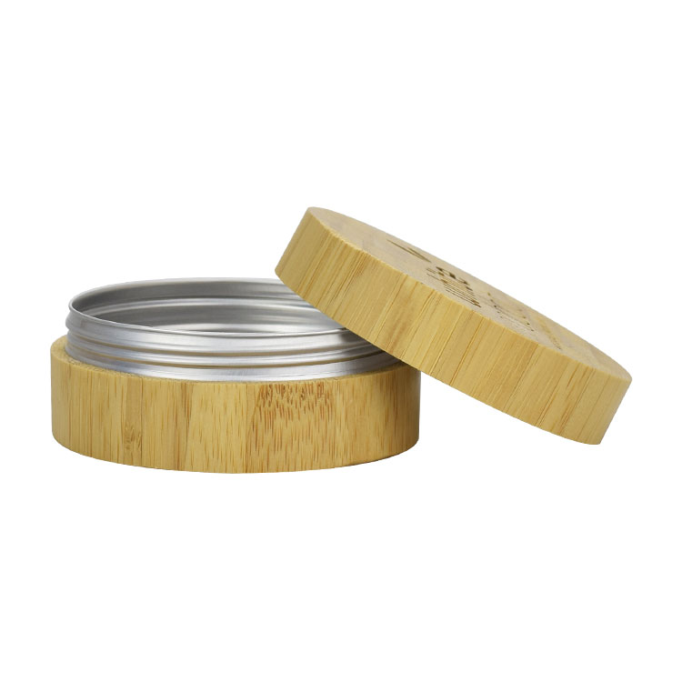30g 50g 100g 120g 150g natural bamboo design jars skin care package round bamboo cosmetic jar