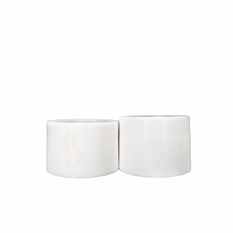 30g 50g 100g 120g Gloss white jar pp plastic for cream