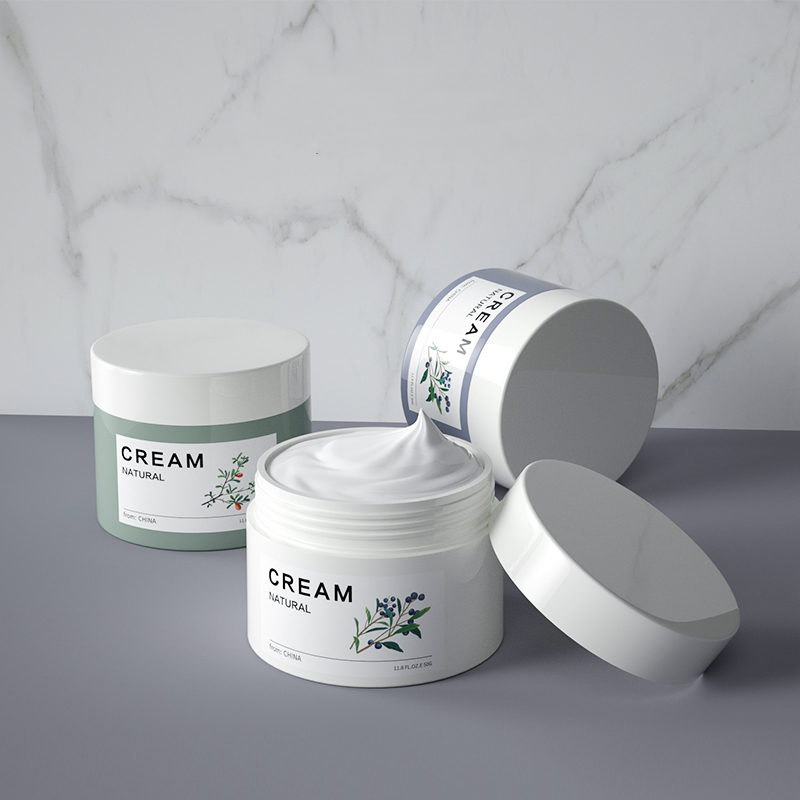 30g/50g/100g/120g White Smooth PP Cosmetics Packaging Containers Face Cream Container Empty Plastic Jars For Cream and mask