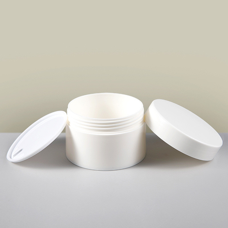 30g 50g 100g 120g empty white glossy double wall face cream jar skincare eye/face mask container