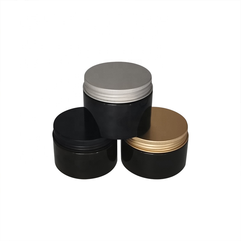 30g 50g 100g 120ml 150g 200g 250g amber black hair gel PET plastic jars for powder cream cosmetics