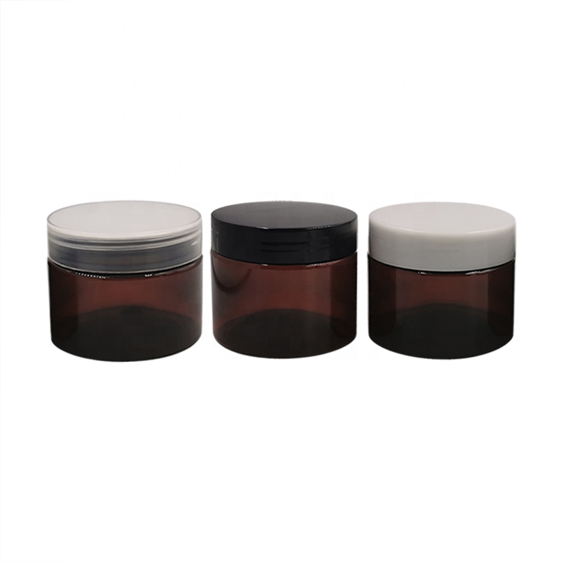 30g 50g 100g 120ml 150g 200g 250g amber black hair gel PET plastic jars for powder cream cosmetics