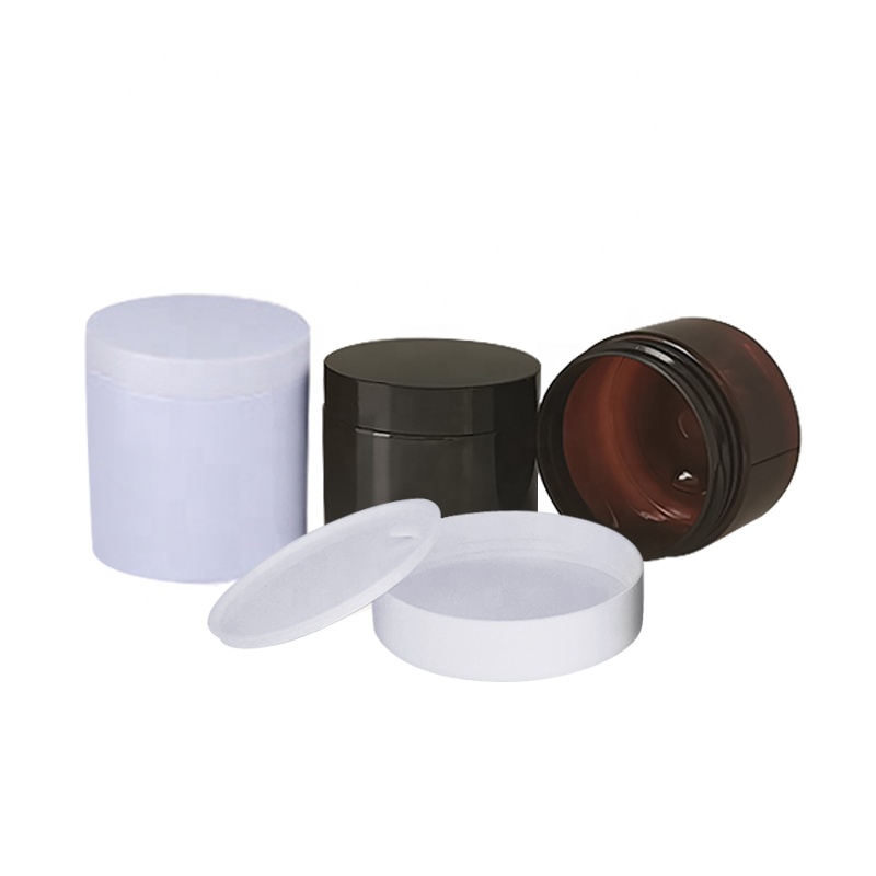 30g 50g 100g 120ml 150g 200g 250g amber black hair gel PET plastic jars for powder cream cosmetics