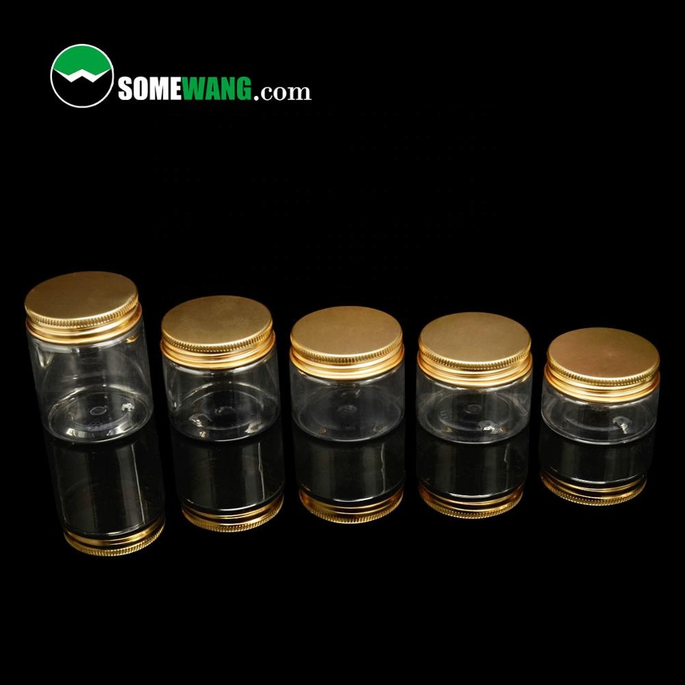 30g 50g 100g 150g 200g 250g-1000g Cylinder Plastic Empty PET Refillable Cream Facial Makeup Lotion Container Cosmetic Jars