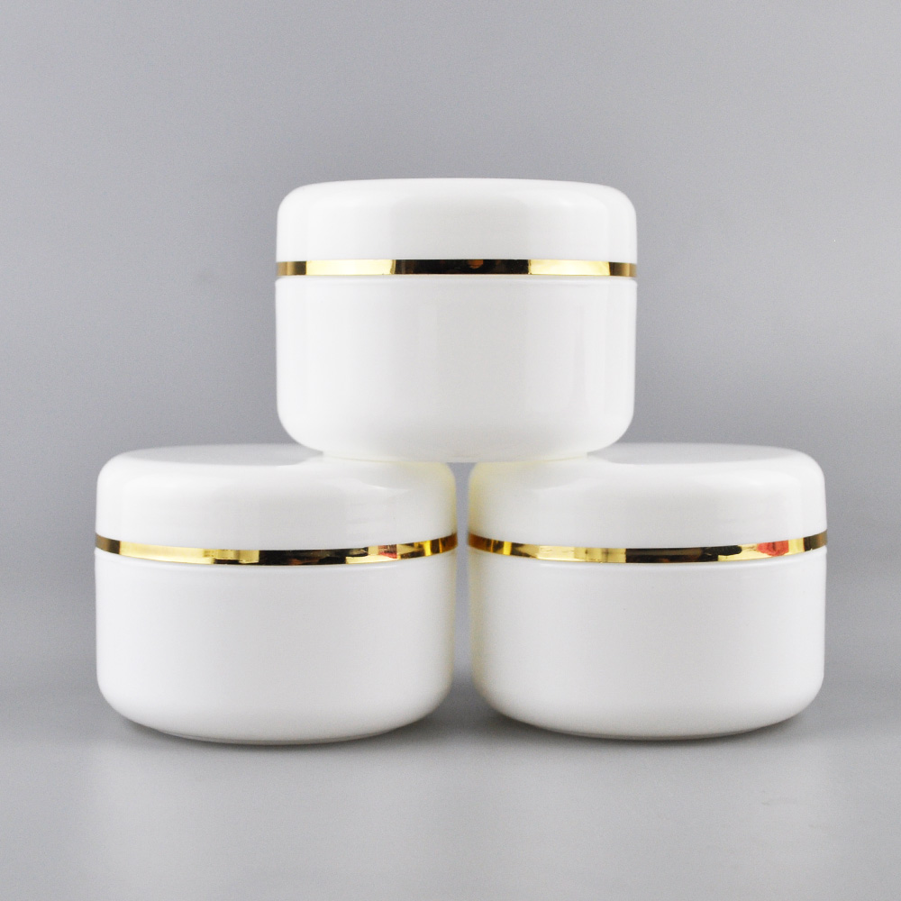 30g 50g 100g 150g 200g 250g plastic cosmetic packaging white cream jar