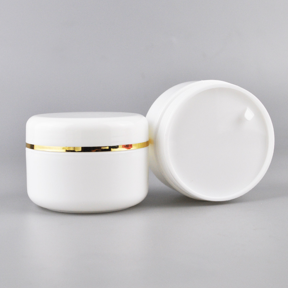 30g 50g 100g 150g 200g 250g plastic cosmetic packaging white cream jar