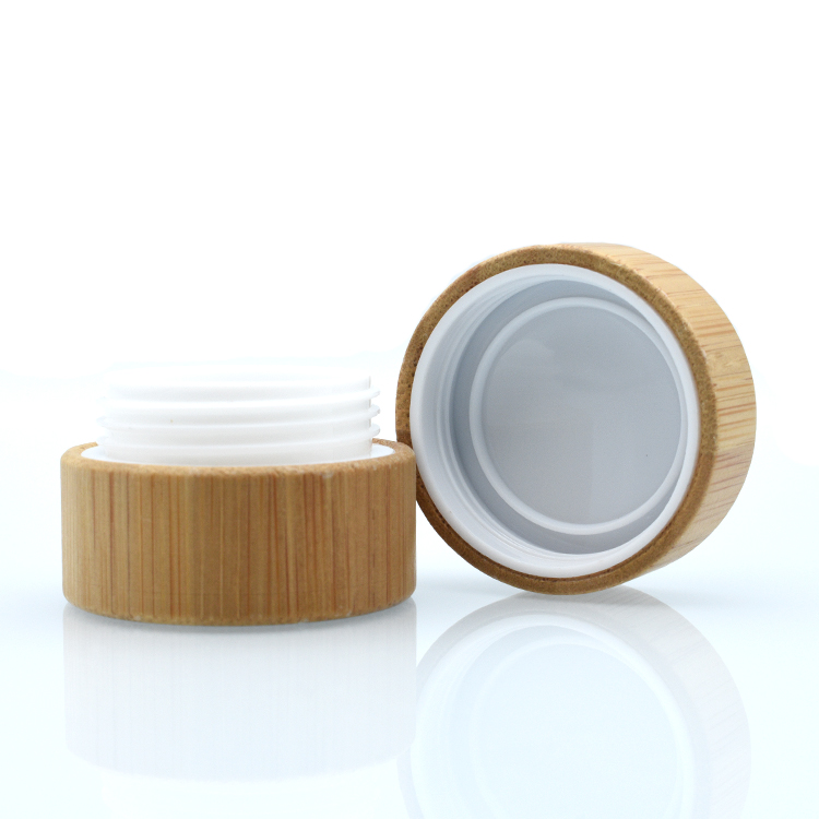 30g 50g 100g 150g 200g 250g wooden cream jar bamboo cosmetic jar 100grams and 150grams bamboo container for cream with pp inner