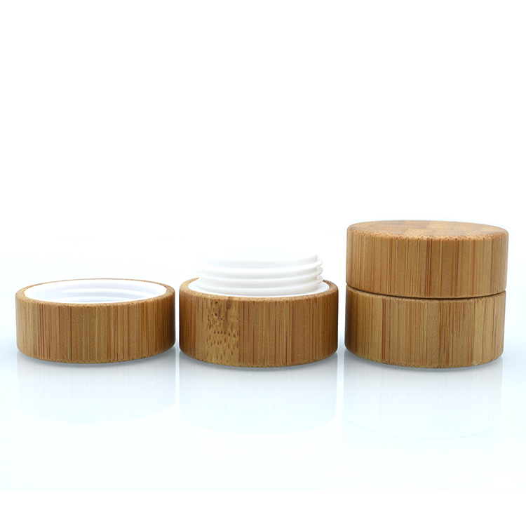 30g 50g 100g 150g 200g 250g wooden cream jar bamboo cosmetic jar 100grams and 150grams bamboo container for cream with pp inner