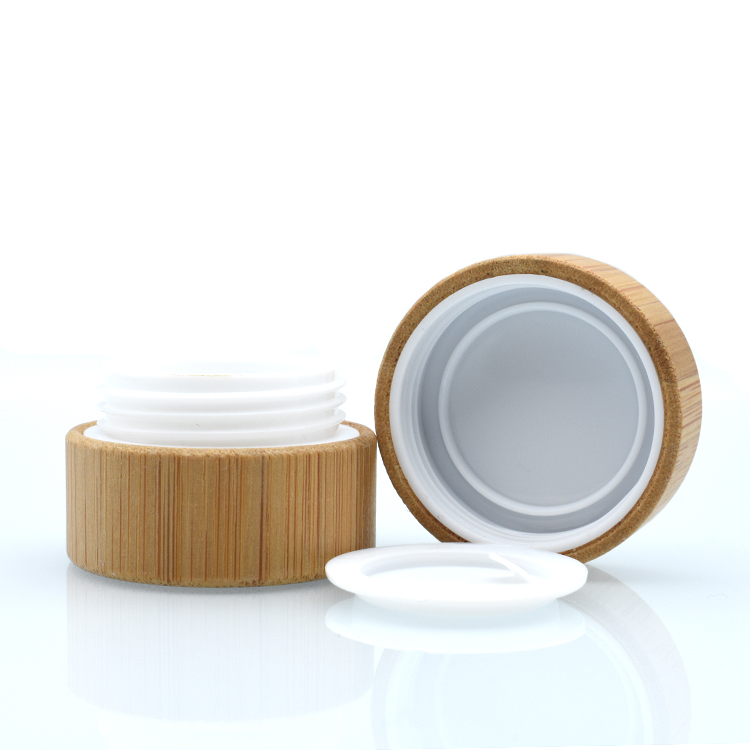 30g 50g 100g 150g 200g 250g wooden cream jar bamboo cosmetic jar 100grams and 150grams bamboo container for cream with pp inner