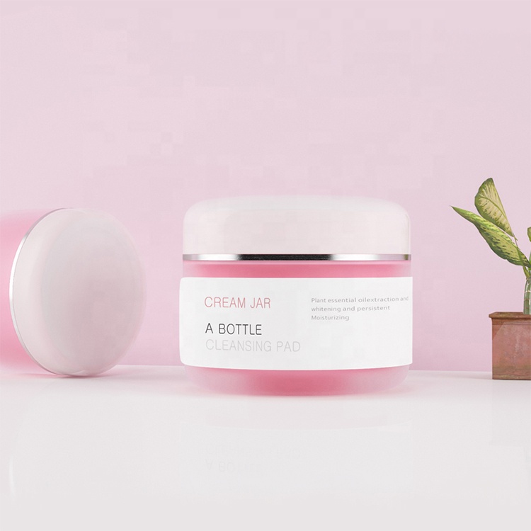 30g/50g/100g/150g PP pink plastic jars with screw cap cosmetic jars for face cream