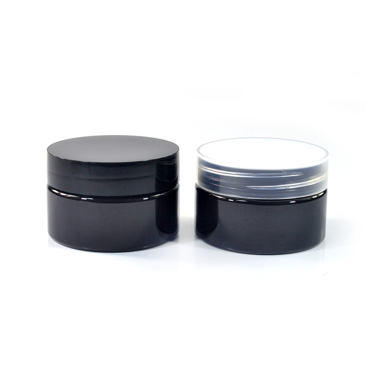 30g 50g 100g 150g amber black plastic containers plastic cream jars for cosmetics