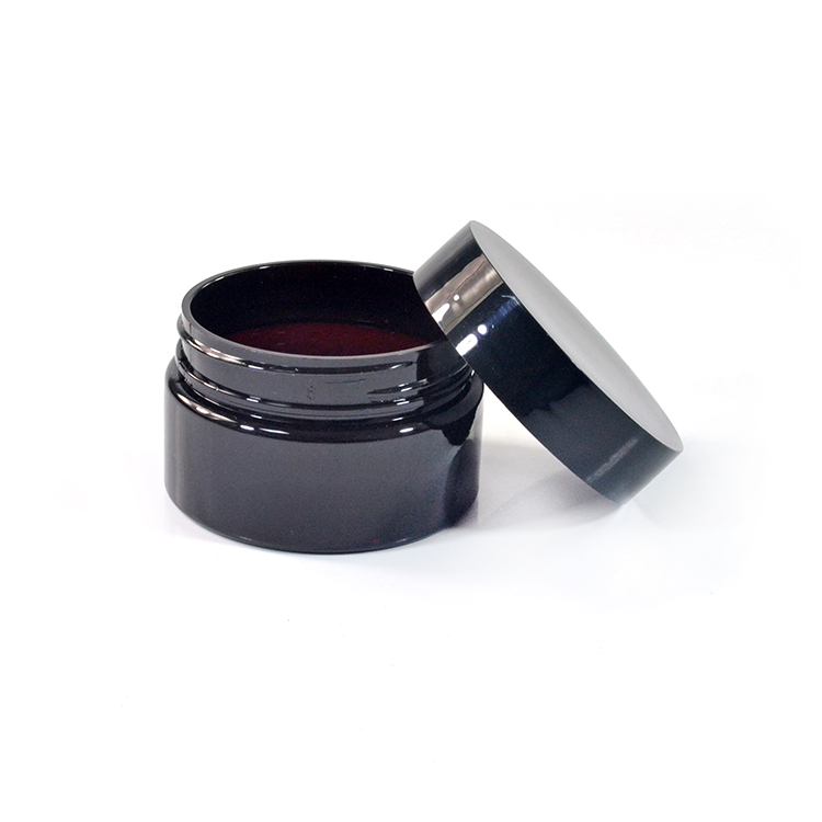 30g 50g 100g 150g amber black plastic containers plastic cream jars for cosmetics