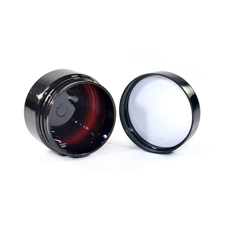 30g 50g 100g 150g amber black plastic containers plastic cream jars for cosmetics