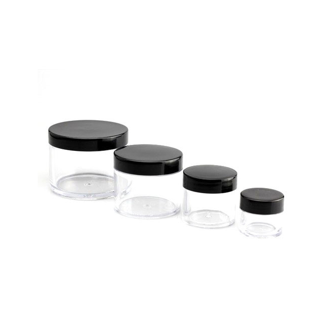 30g 50g 100g 200g 500g pet plastic bottle clear plastic jar 30ml with white/black cap