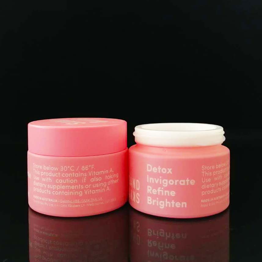 30g 50g 100g 200g matte white jar glass cream jar