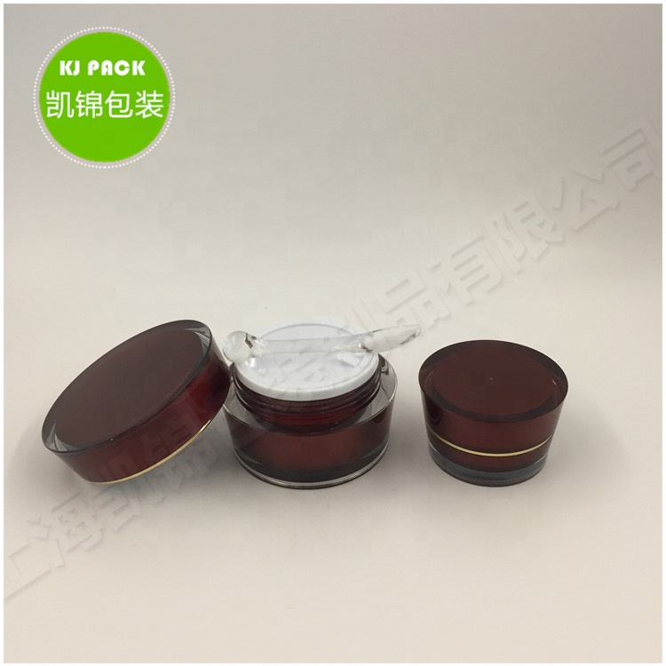 30g 50g 100g Hot popular  Wholesales Empty cosmetic double wall  plastic cream jar