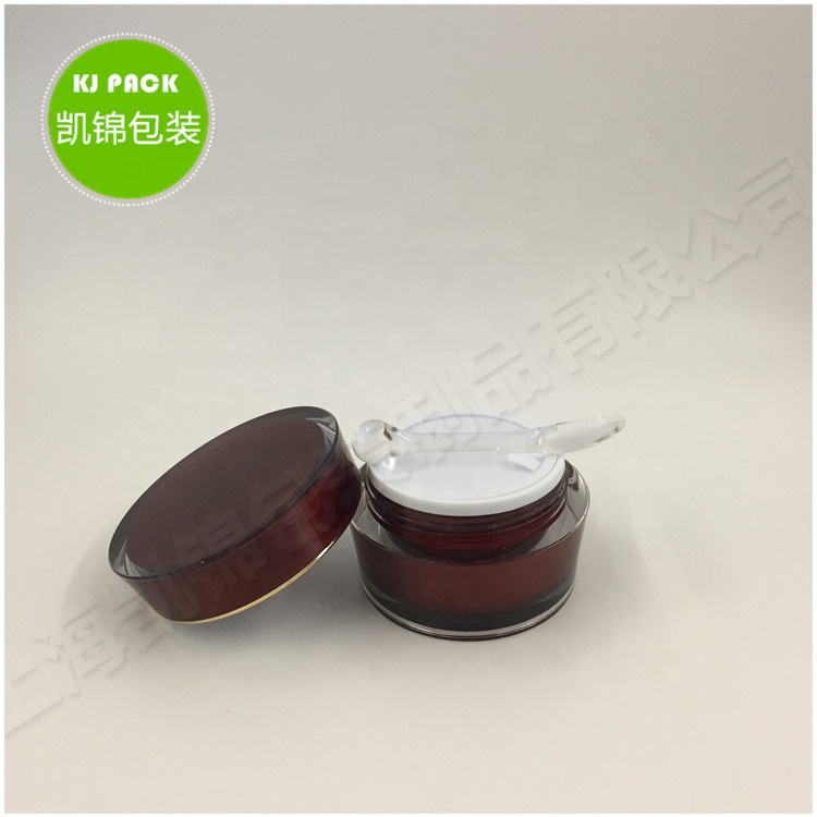 30g 50g 100g Hot popular Wholesales Empty cosmetic double wall plastic cream jar