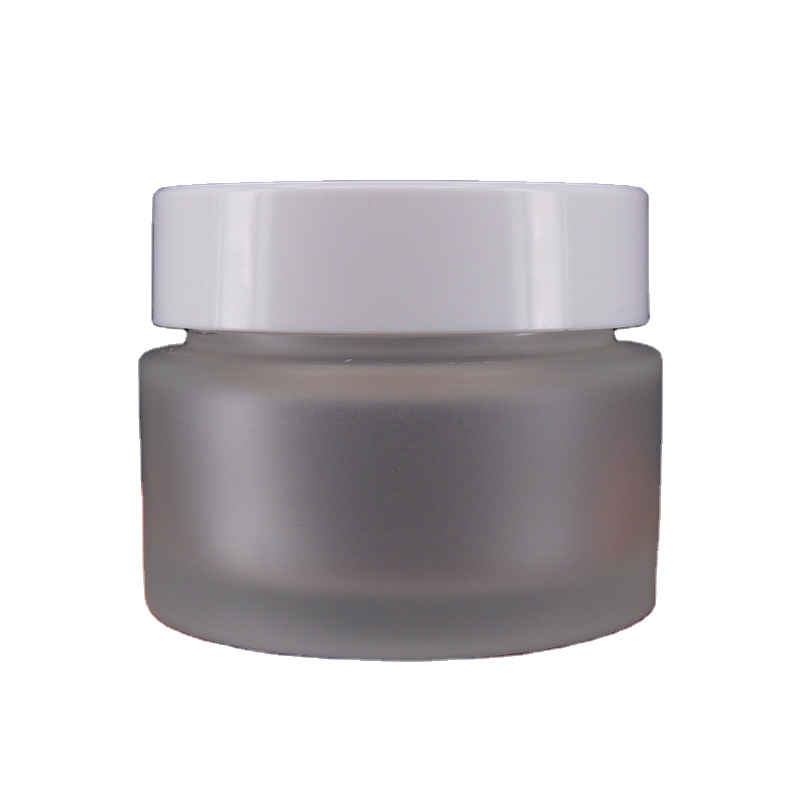 30g 50g 100g cosmetic glass jars frost cream jars 30ml 50ml 100ml
