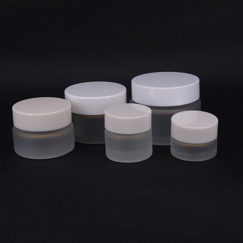 30g 50g 100g cosmetic glass jars frost cream jars 30ml 50ml 100ml