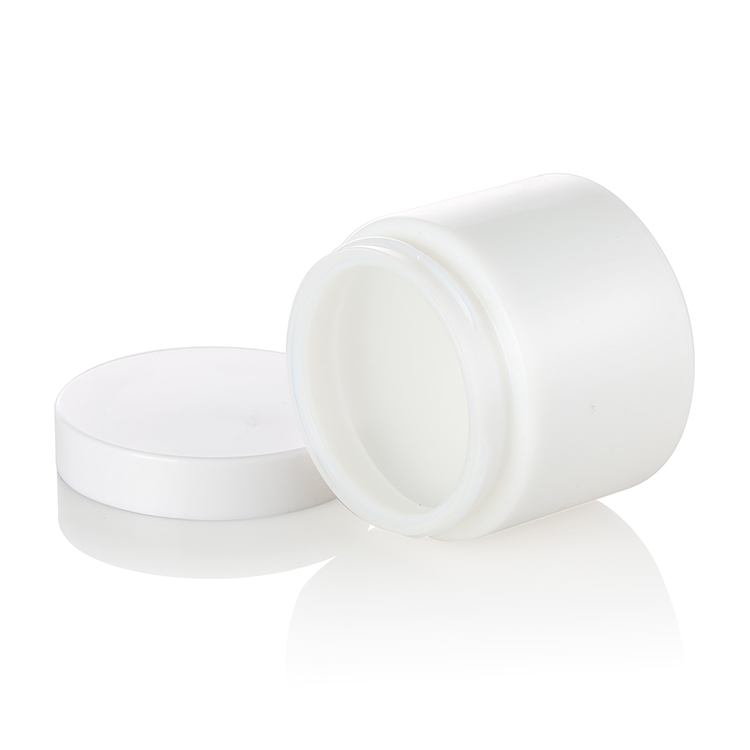 30g 50g 100g white porcelain glass cream jar skin care packaging cosmetic glass jar with lid