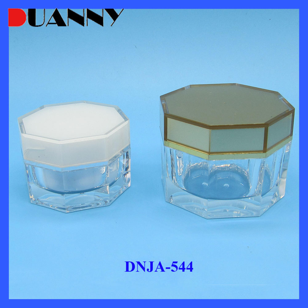 30g 50g 150g 200g Octagonal Acrylic Cosmetic Cream Jar