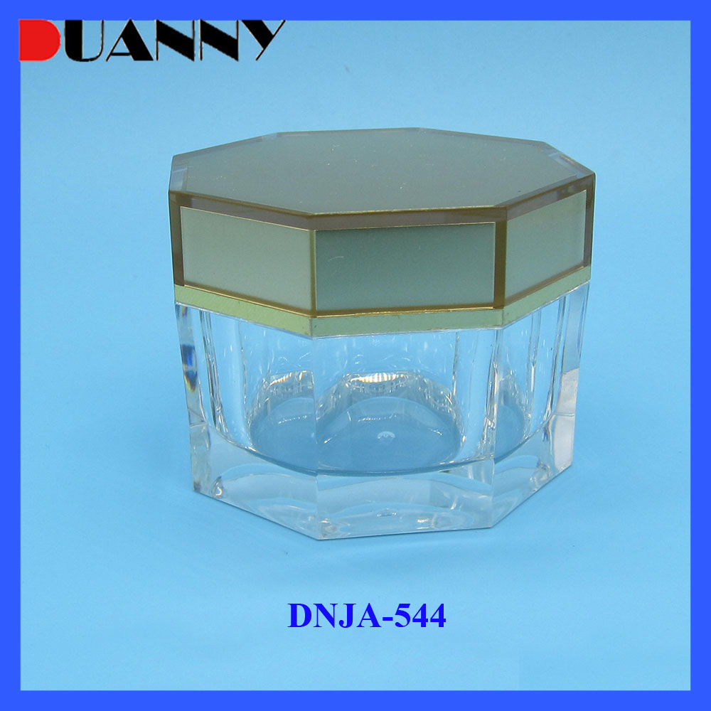 30g 50g 150g 200g Octagonal Acrylic Cosmetic Cream Jar