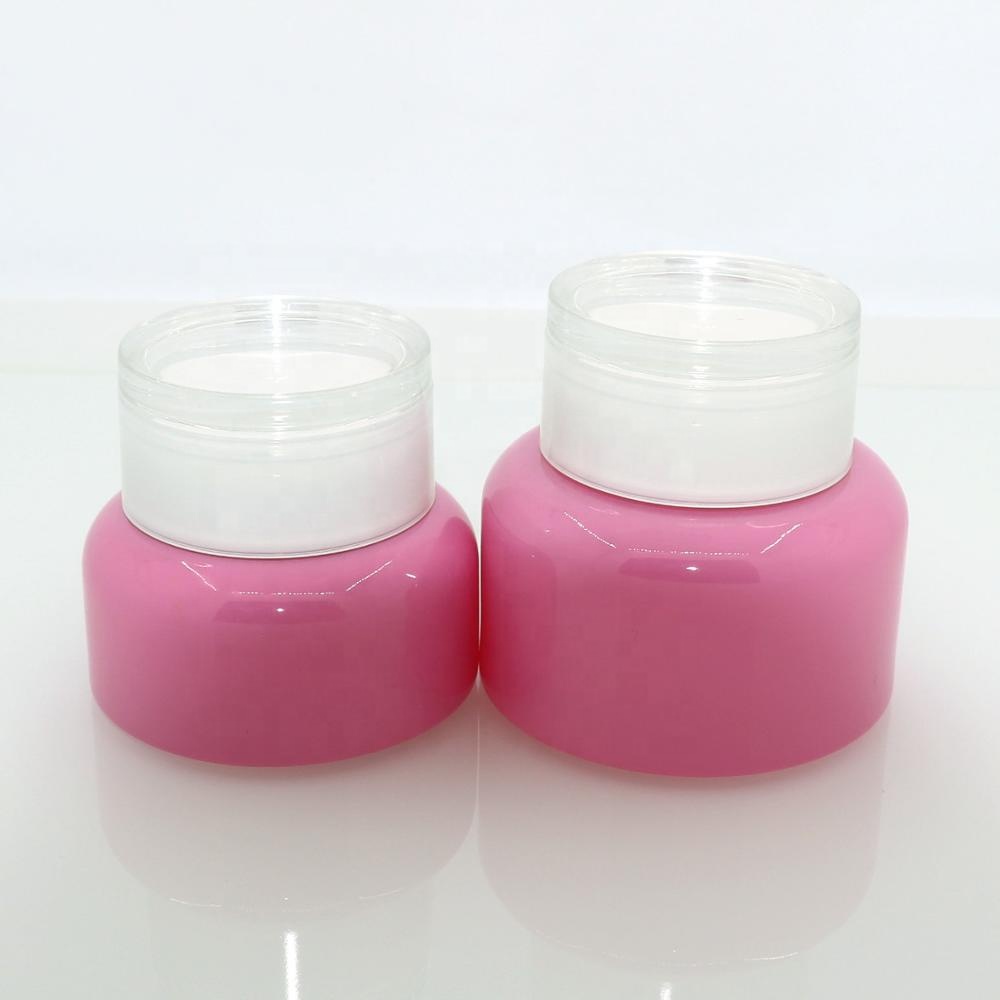 30g 50g 45ml 100ml 120ml frosted glass cosmetic lotion pump bottles and jars luxury cosmetic packaging sets