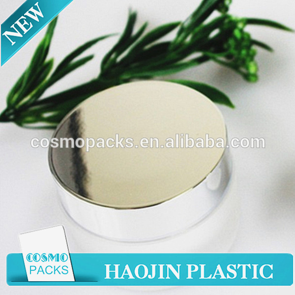 30g 50g 60g 80g square Cream Jar luxury empty plastic jars cosmetics acrylic jar