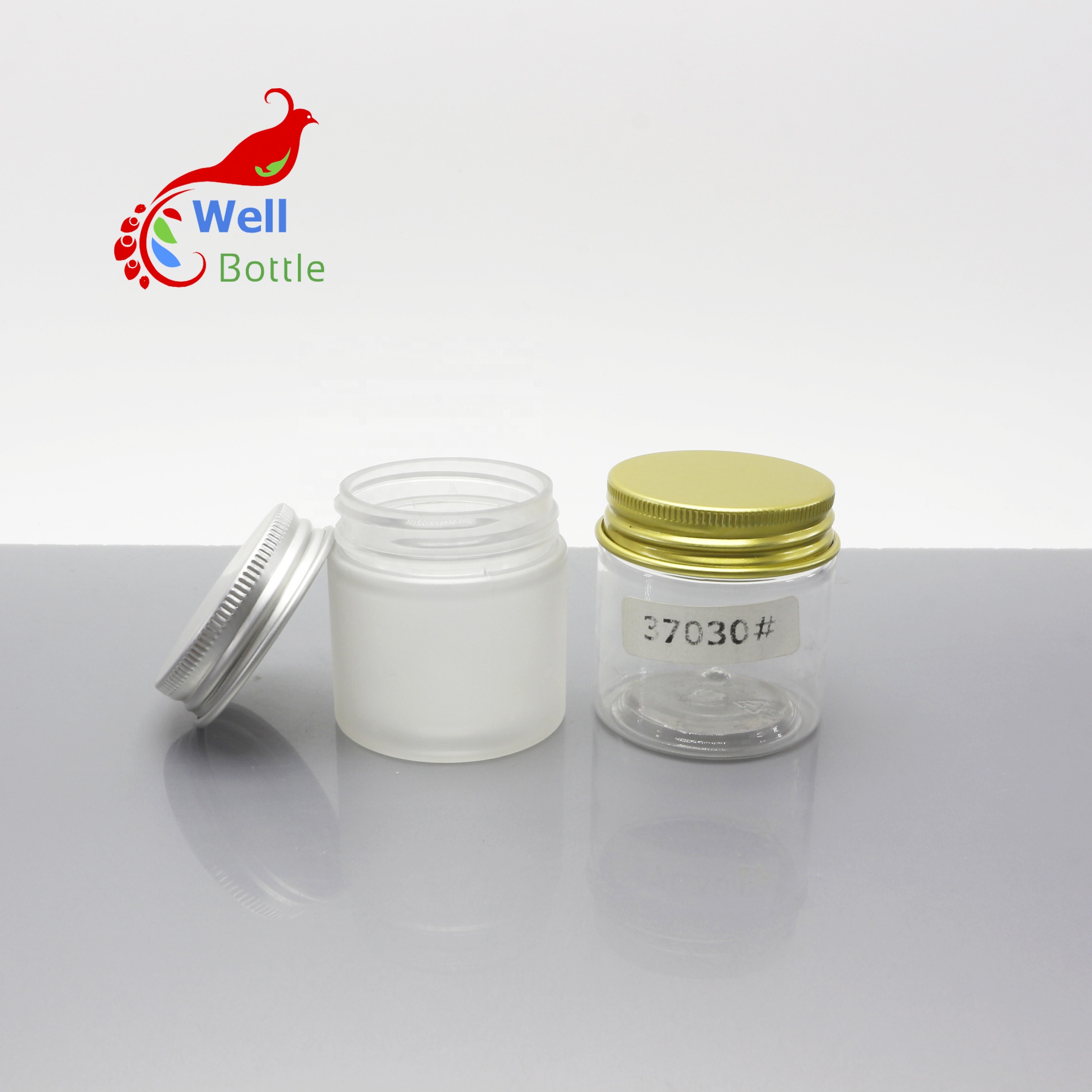30g 50g 80g 100g 120g 150g 200g 300g 500g PET food container face cream body butter jars plastic cream jar for cosmetics PJ-074C