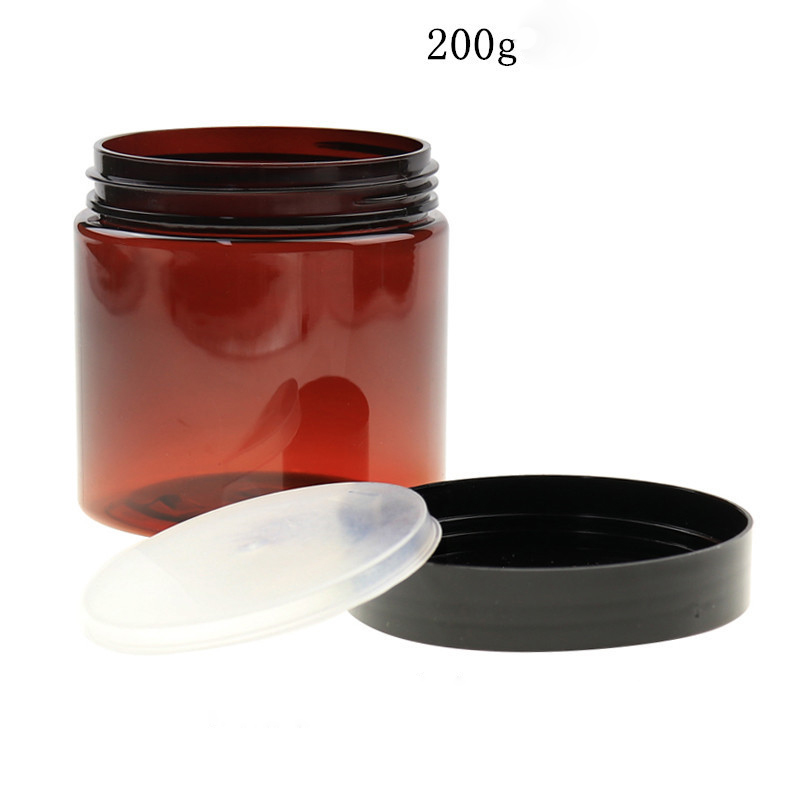 30g 50g 80g 100ml 120g 150g 200g 300g 500g 250g clear black blue amber cosmetic cream hair gel food container amber plastic jar