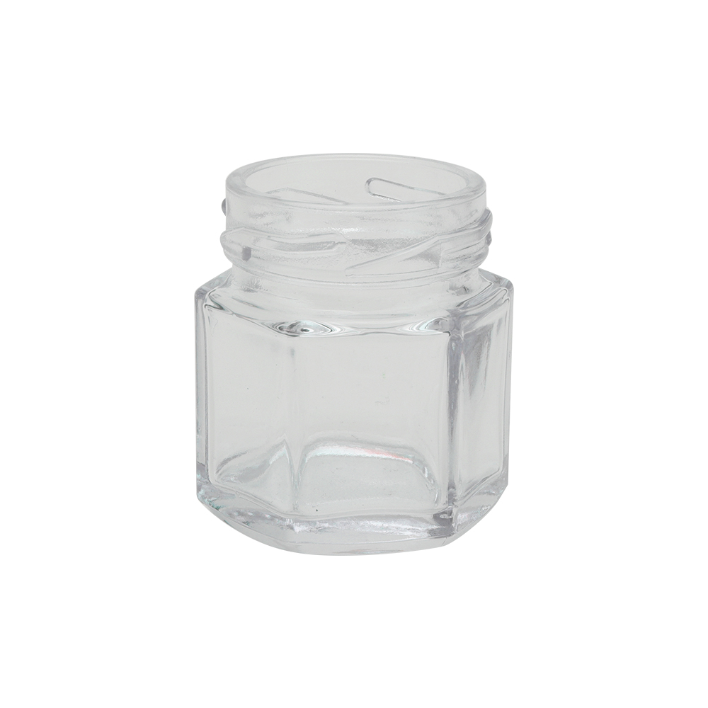 30g 50g 80g Matte square shape color customized cosmetic clear glass jar for eye cream