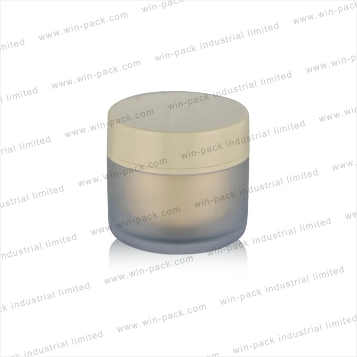 30g 50g 80g green plastic cosmetic packaging lotion cream jar with pp gasket
