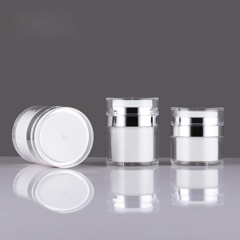 30g 50g Cosmetic Jars Plastic Squeeze Bottles Empty Cosmetic Airless Cream Jars