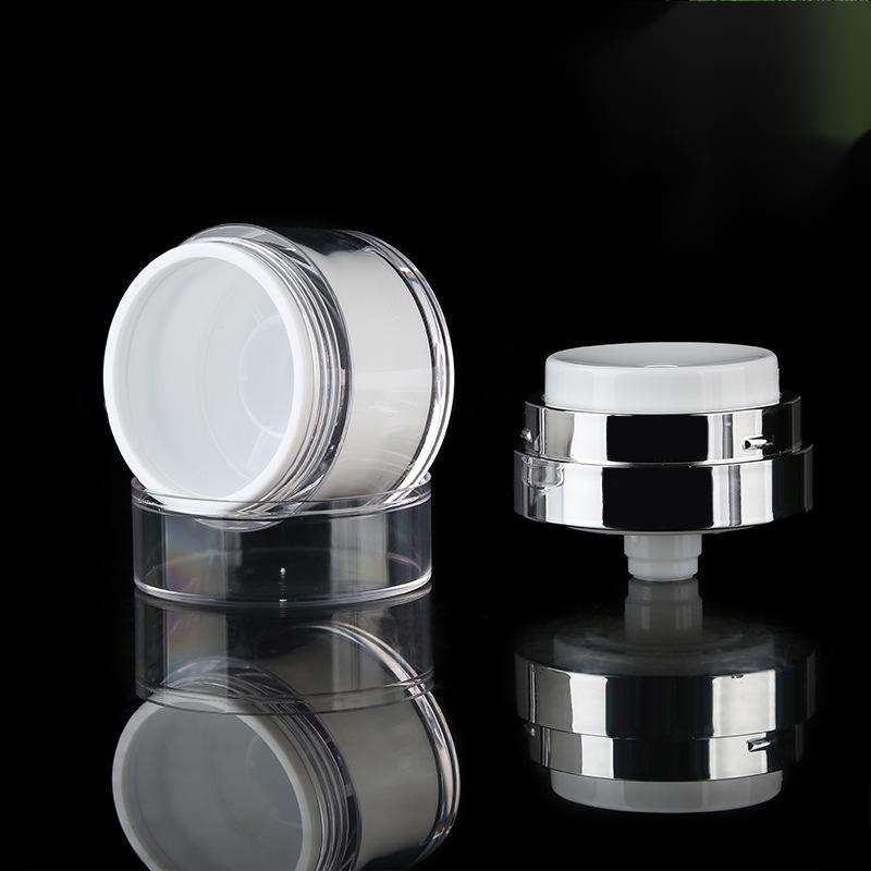 30g 50g Cosmetic Jars Plastic Squeeze Bottles Empty Cosmetic Airless Cream Jars