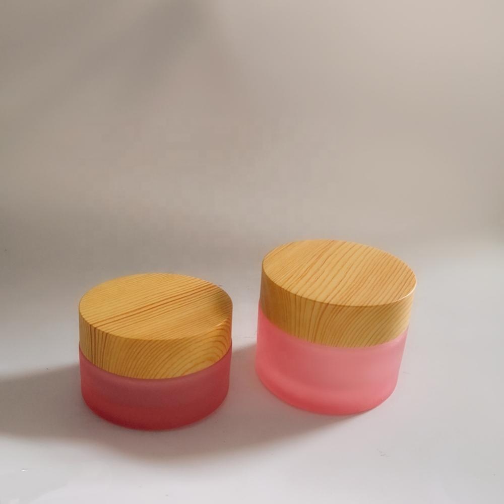 30g 50g Cosmetic Packaging Jar Clear Glass Skin Care Cream for Face Cream