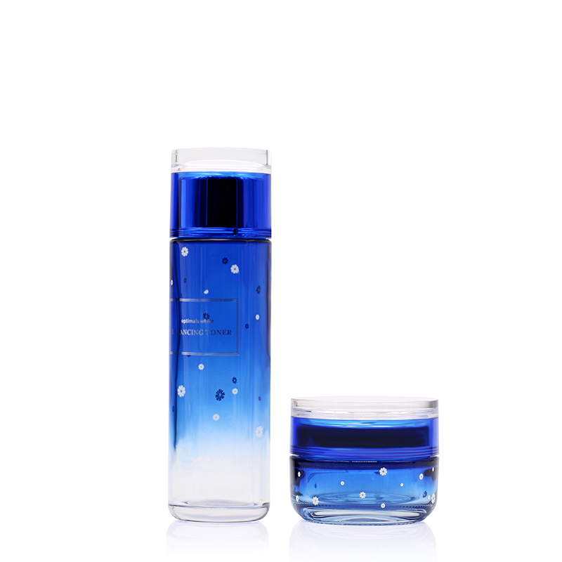 30g 50g Cosmetic glass round empty cream jar