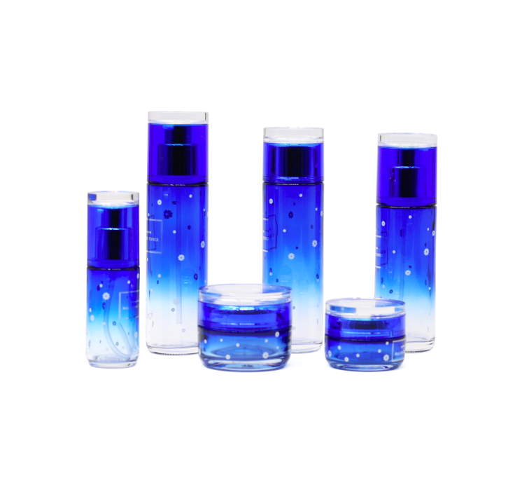 30g 50g Cosmetic glass round empty cream jar