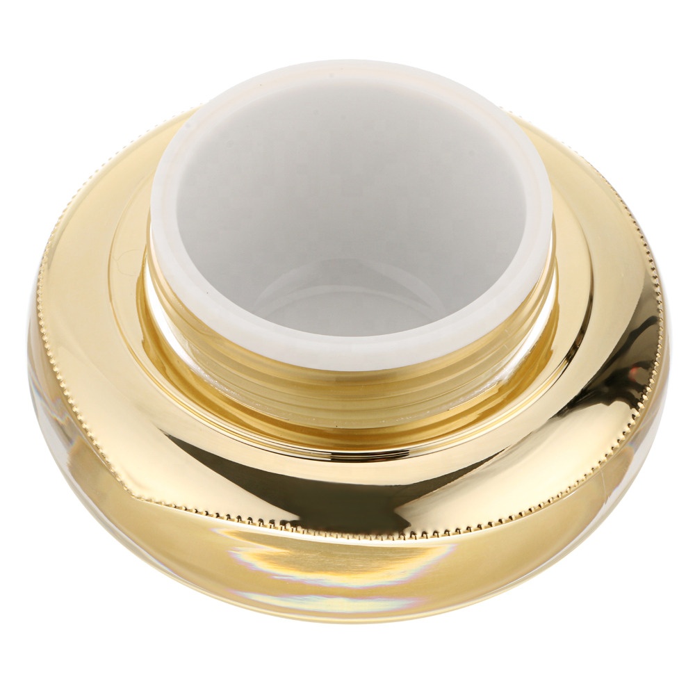 30g 50g Crown Empty Jar Bottle For NAIL ART Powder Makeup Cosmetic Cream Container Acrylic