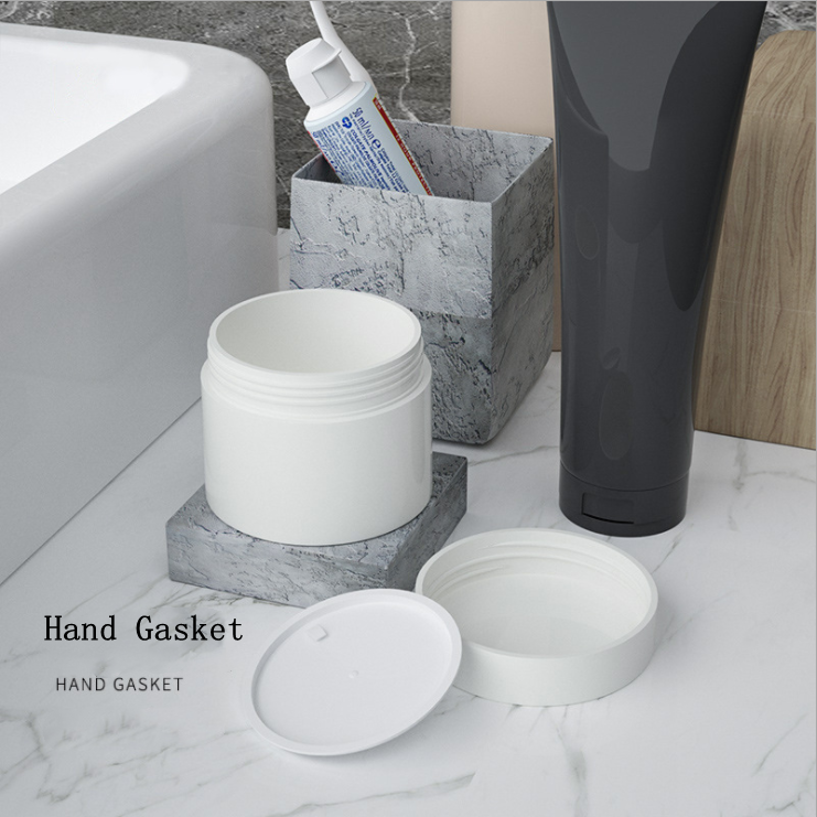 30g 50g Customizable LOGO paste cream bottle big white bottle PP wide mouth bottle cream distributed packaging boxes cosmetics