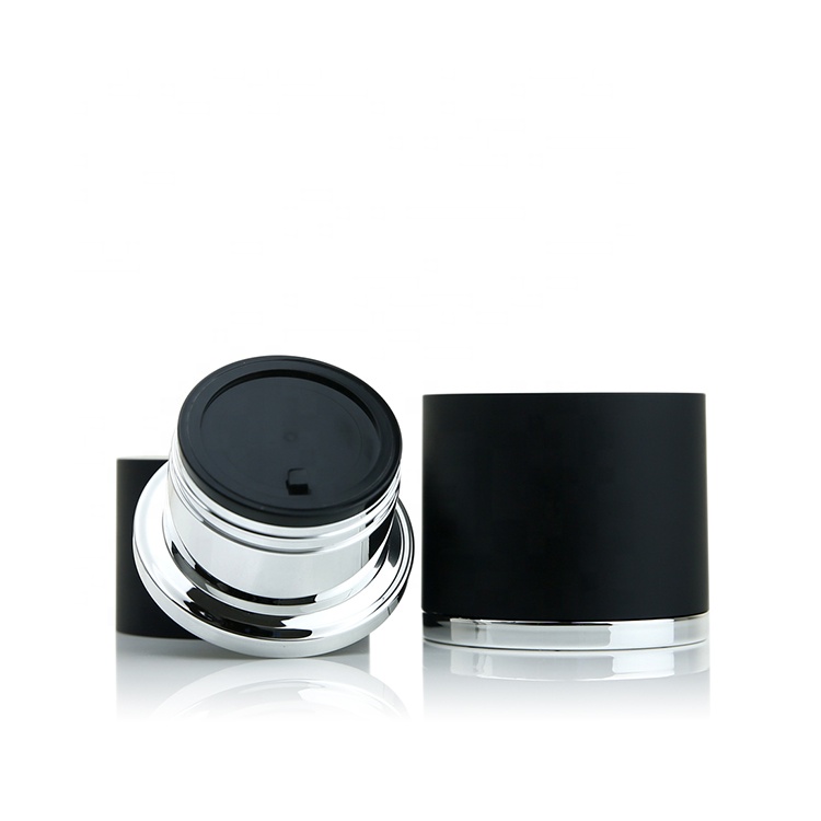 30g 50g Customized Cosmetic ABS PMMA Plastic Luxury Cream Jar  W-U
