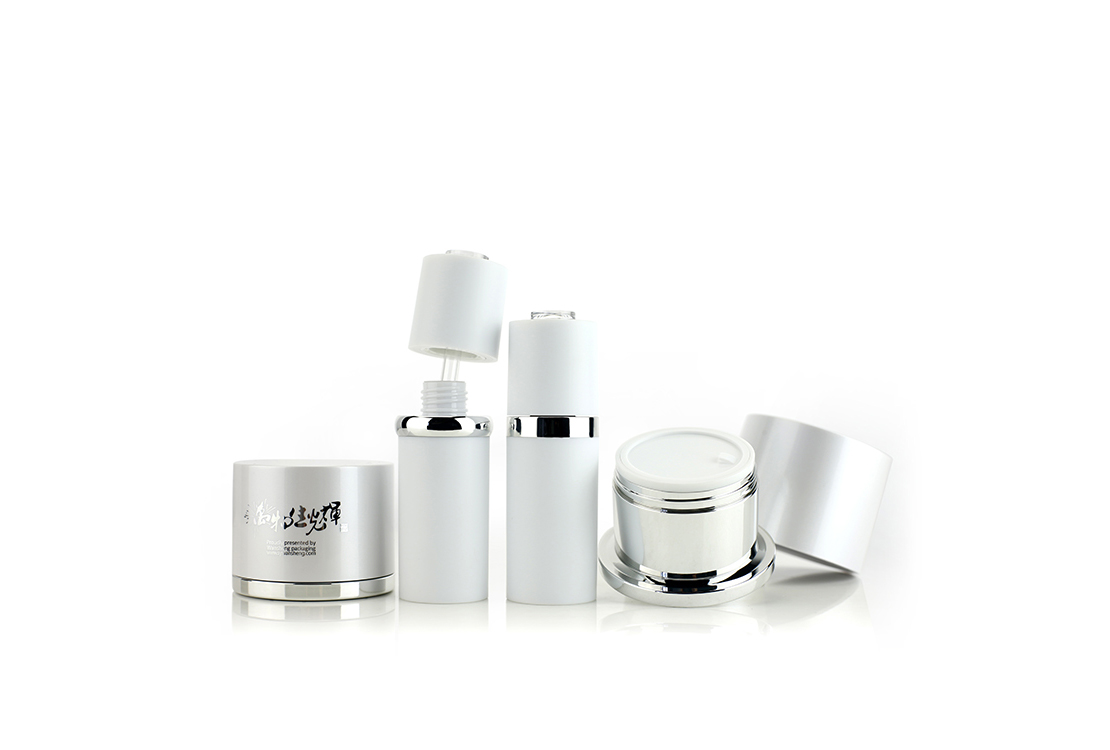 30g 50g Customized Cosmetic ABS PMMA Plastic Luxury Cream Jar W-U