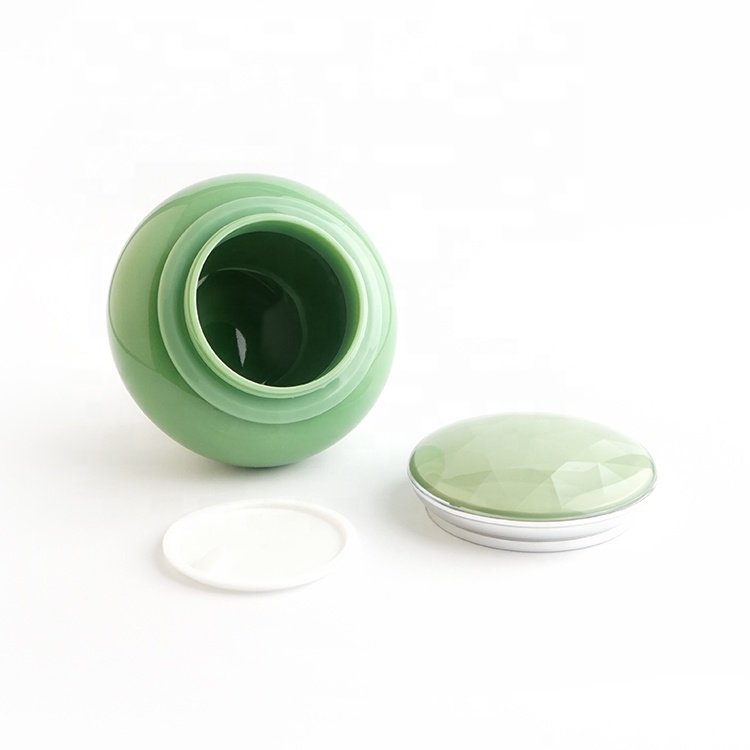 30g 50g Empty Round Ceramic Airless Cosmetic Container Face Cream Glass Jar
