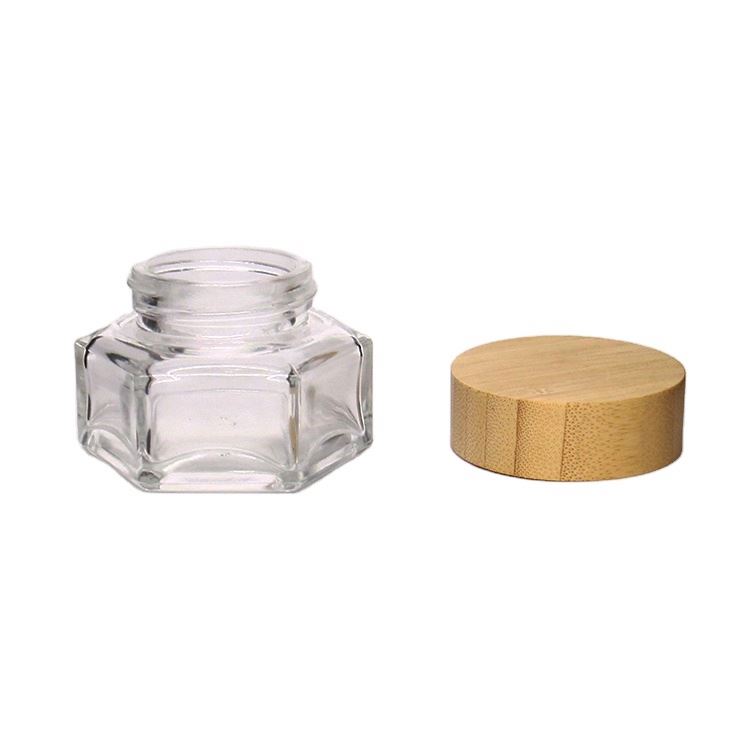 30g 50g Hexagonal Shape Skin Care Empty Jars For Lotions And Creams