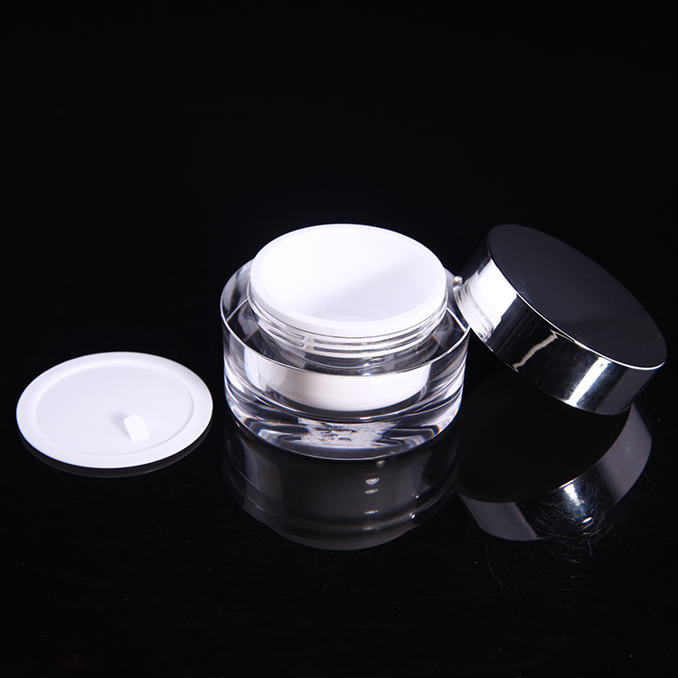 30g 50g Luxury Special Shape Acrylic Cosmetic Jar in Customized Color