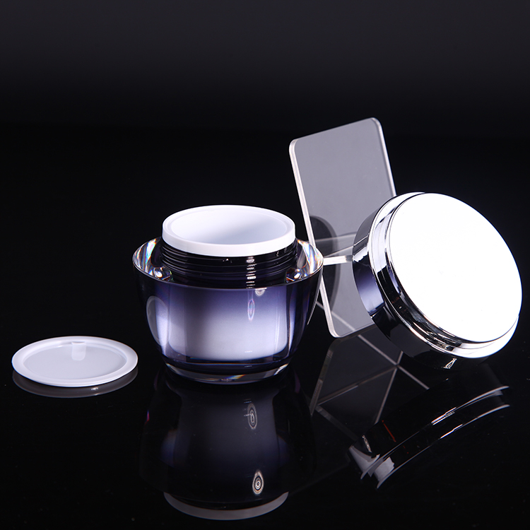 30g 50g Luxury Special Shape Acrylic Cosmetic Jar in Customized Color
